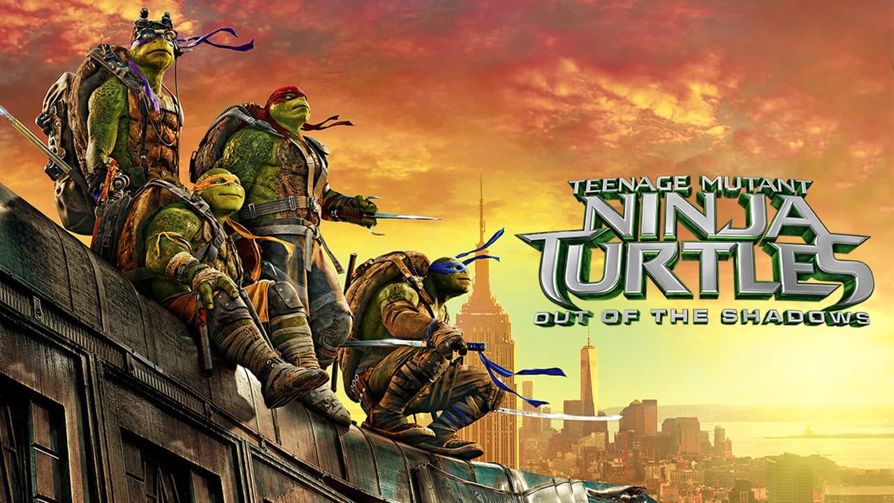 Teenage Mutant Ninja Turtles: Out of the Shadows — backdrops with title 3