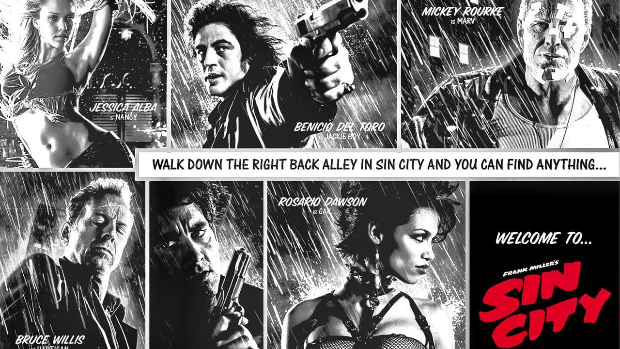 Sin City — backdrops with title 3