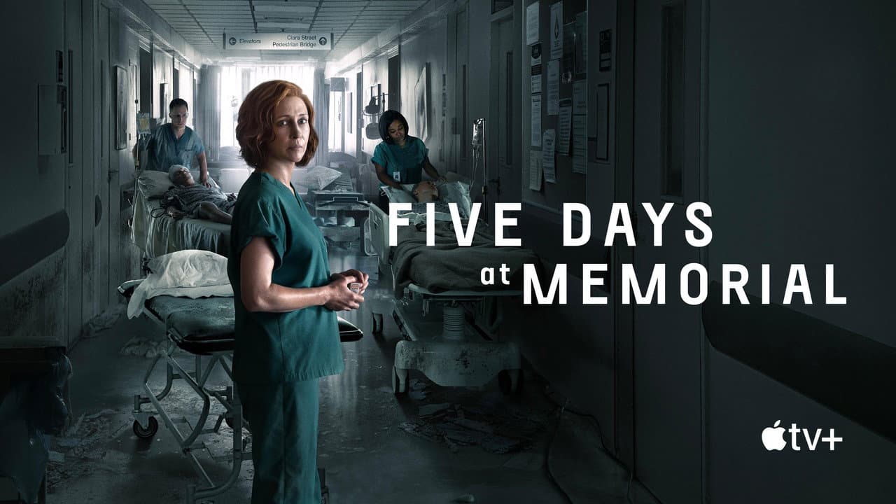 Five Days at Memorial — backdrops with title 7