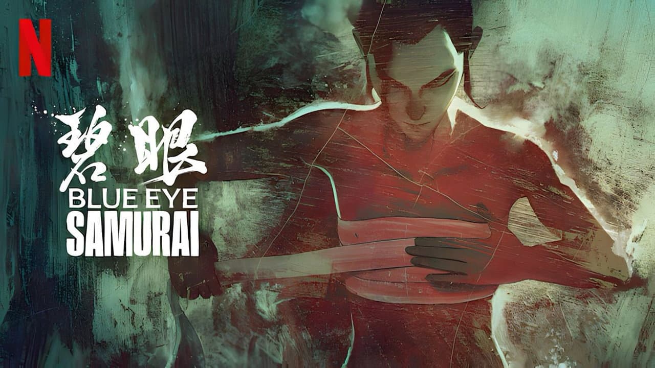 BLUE EYE SAMURAI — backdrops with title 3