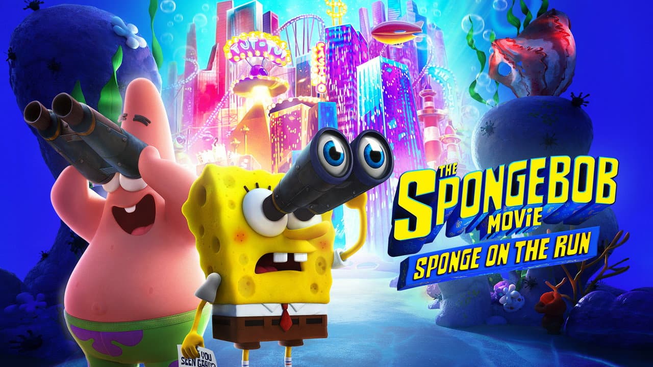 The SpongeBob Movie: Sponge on the Run — backdrops with title 3