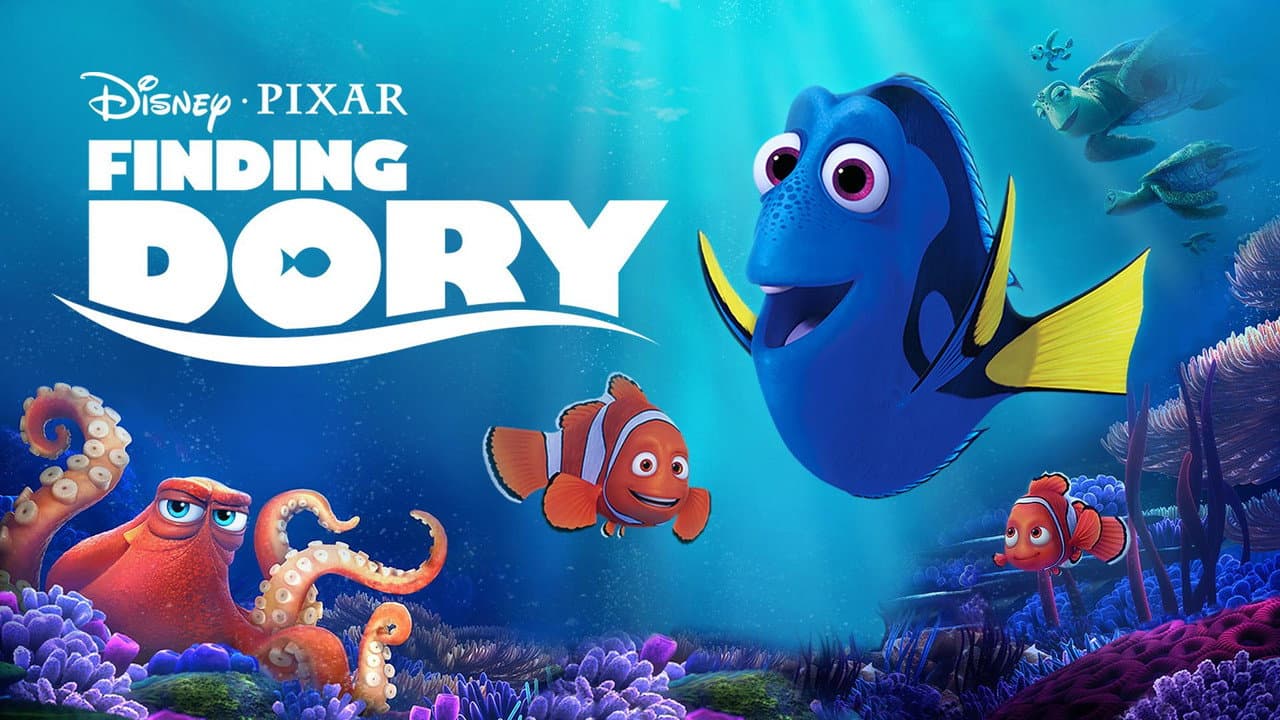 Finding Dory — backdrops with title 4