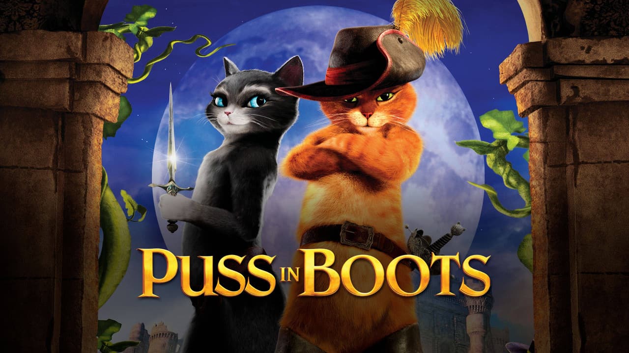 Puss in Boots — backdrops with title 7