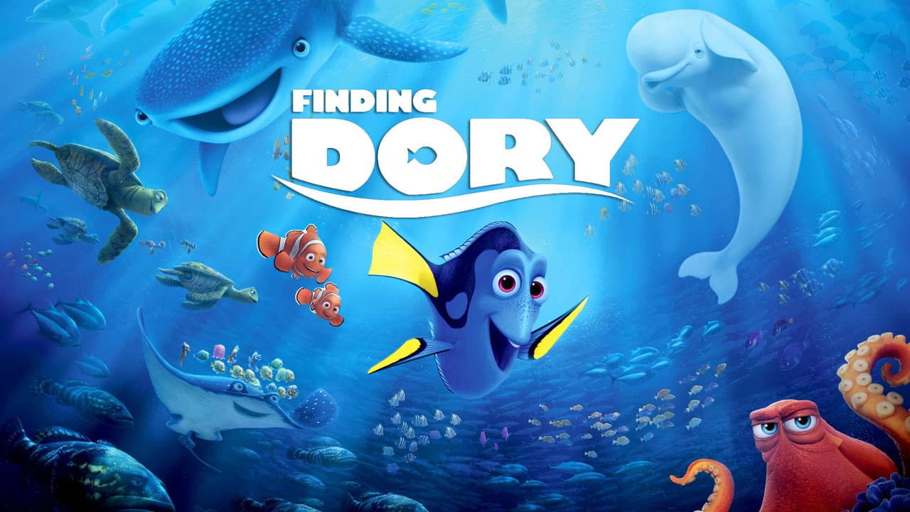 Finding Dory — backdrops with title 3