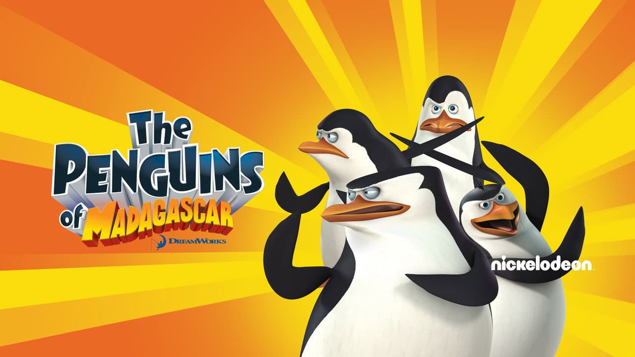 The Penguins of Madagascar — backdrops with title 1