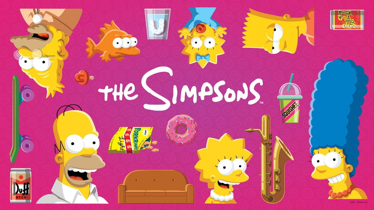 The Simpsons — backdrops with title 4