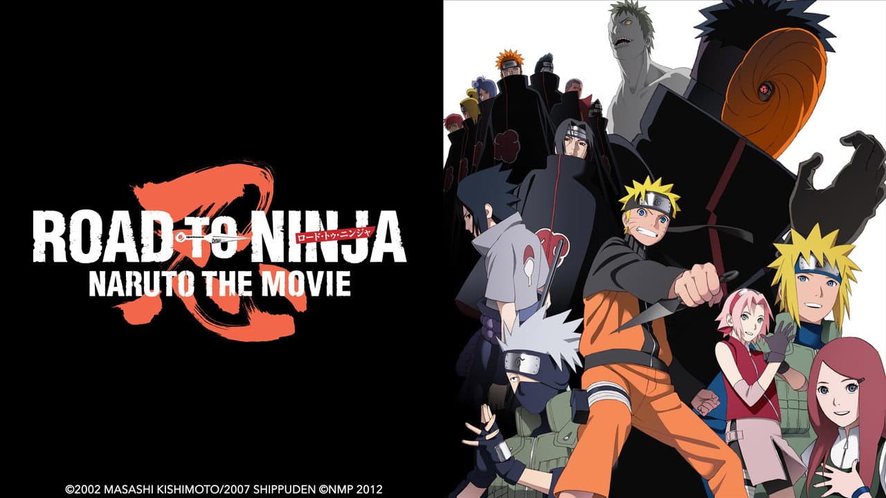 Road to Ninja: Naruto the Movie — backdrops with title 3