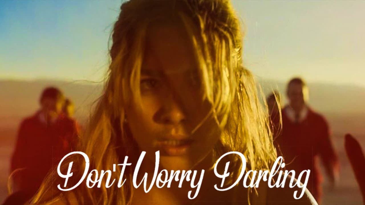 Don't Worry Darling — backdrops with title 3