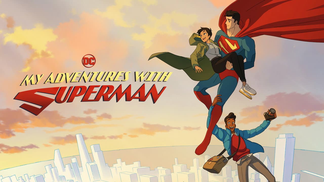 My Adventures with Superman — backdrops with title 8