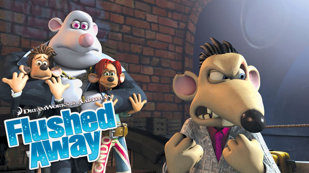 Flushed Away — backdrops with title 8