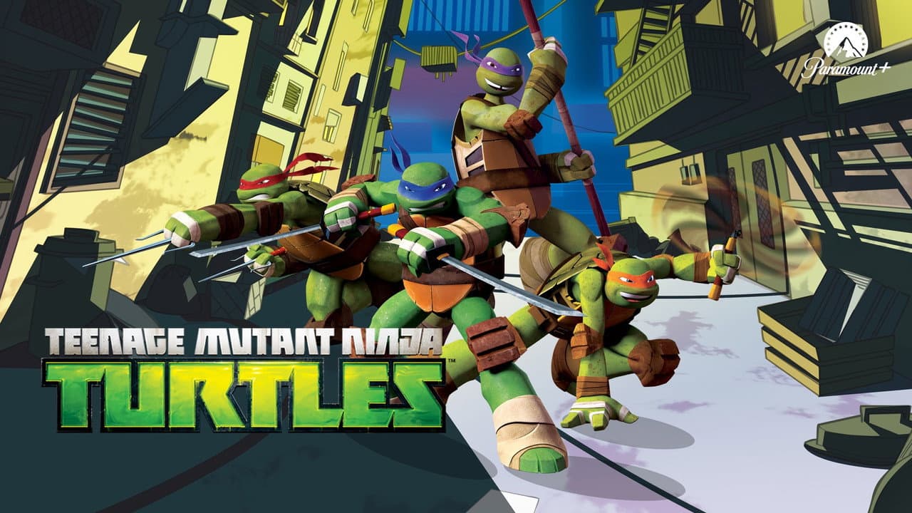 Teenage Mutant Ninja Turtles — backdrops with title 2