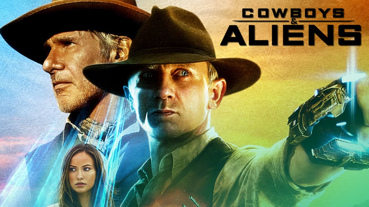 Cowboys & Aliens — backdrops with title 3