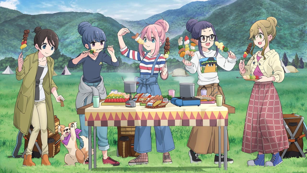 Laid-Back Camp — backdrops 5