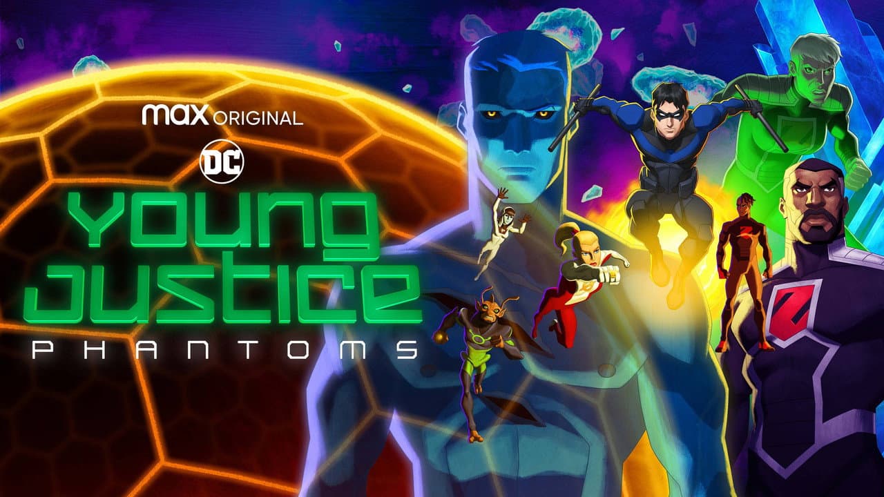 Young Justice — backdrops with title 7
