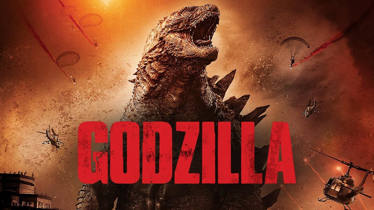 Godzilla — backdrops with title 7