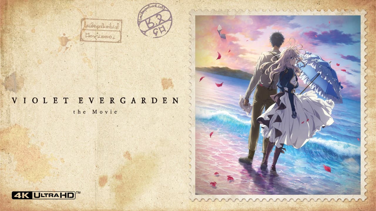 Violet Evergarden: The Movie — backdrops with title 2
