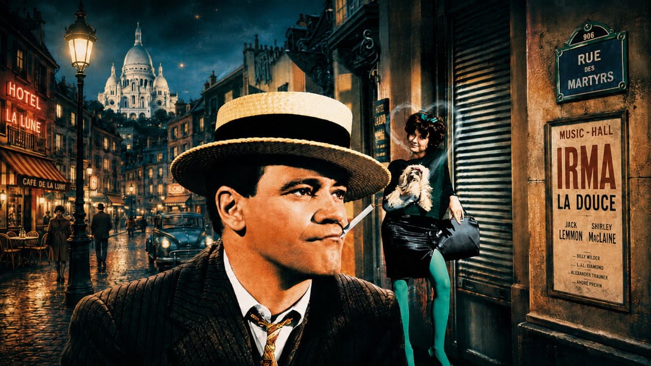 Irma la Douce — backdrops with title 2