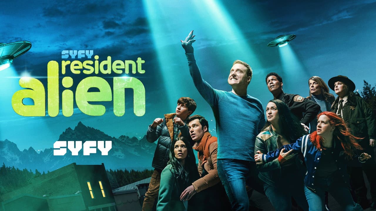 Resident Alien — backdrops with title 8