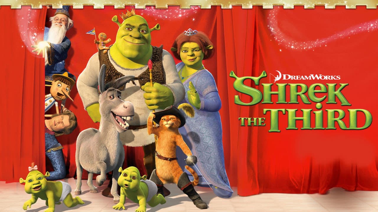 Shrek the Third — backdrops with title 2