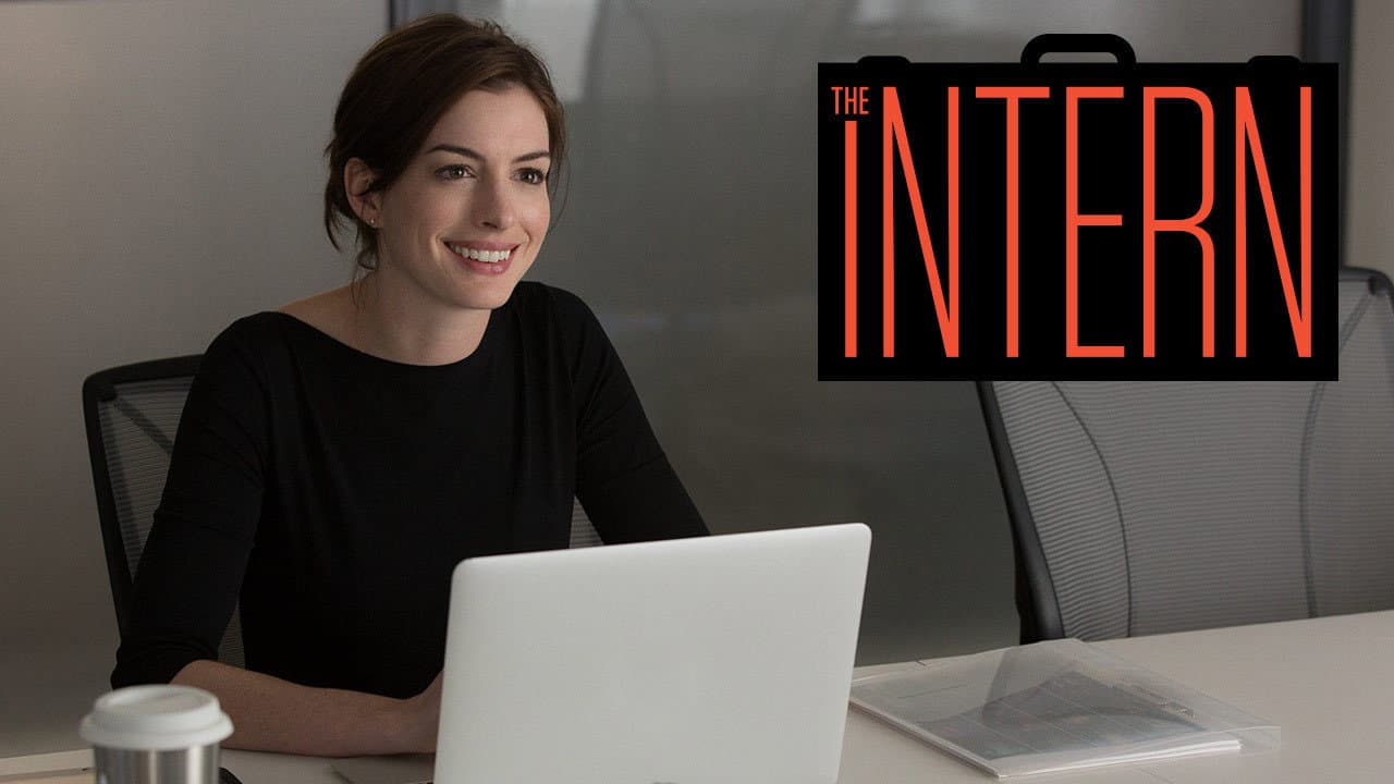 The Intern — backdrops with title 8