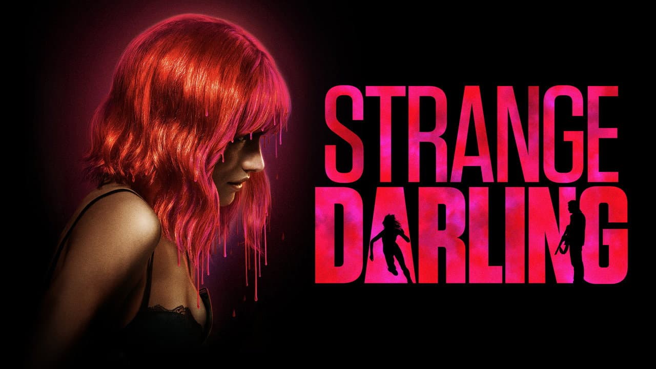 Strange Darling — backdrops with title 1