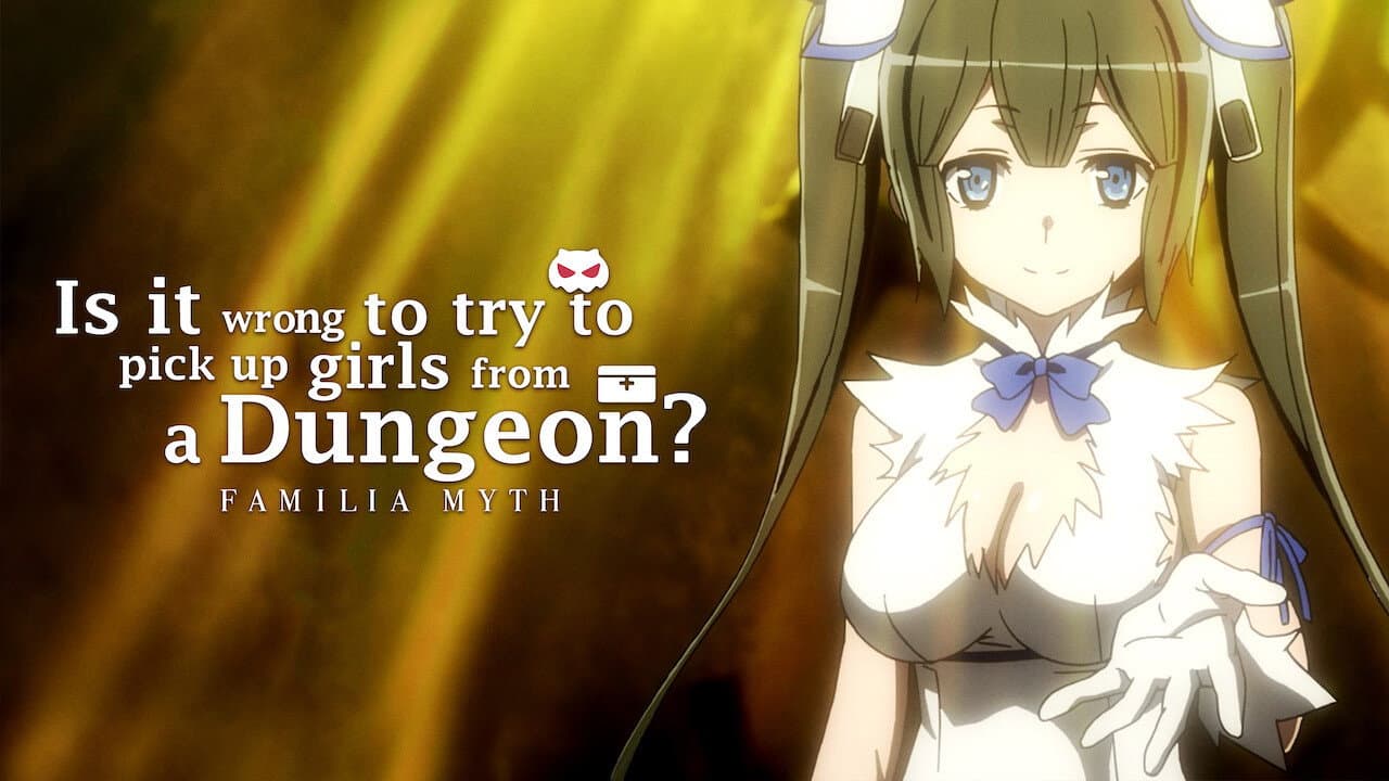 Is It Wrong to Try to Pick Up Girls in a Dungeon? — backdrops with title 5