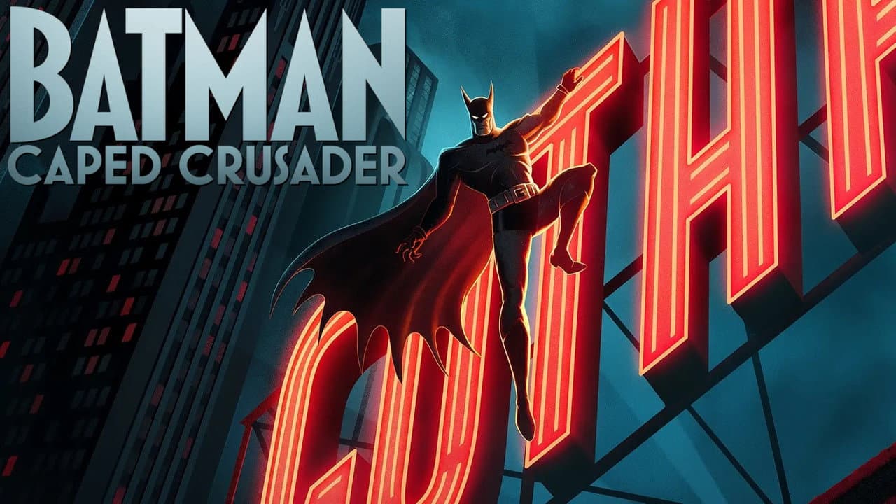 Batman: Caped Crusader — backdrops with title 5
