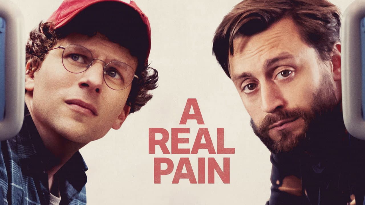 A Real Pain — backdrops with title 4