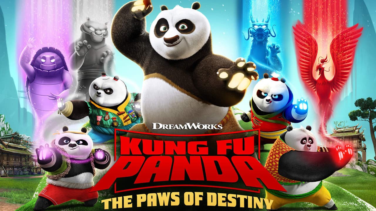 Kung Fu Panda: The Paws of Destiny — backdrops with title 1