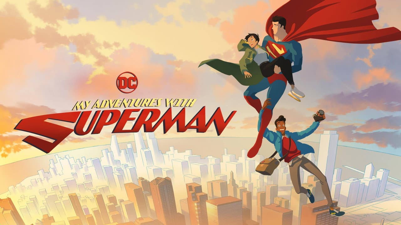 My Adventures with Superman — backdrops with title 2