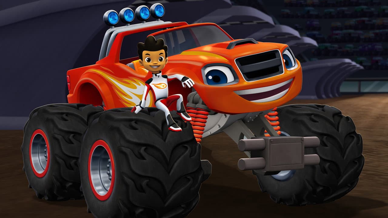 Blaze and the Monster Machines — backdrops with title 3