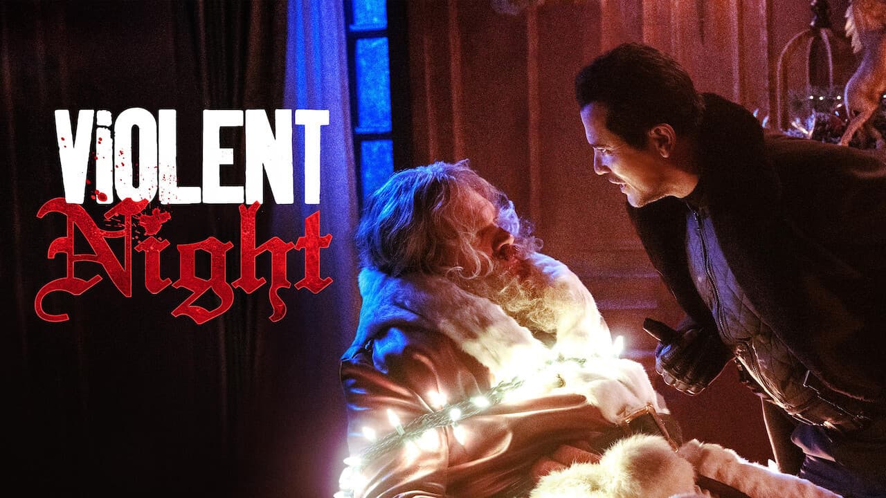 Violent Night — backdrops with title 4