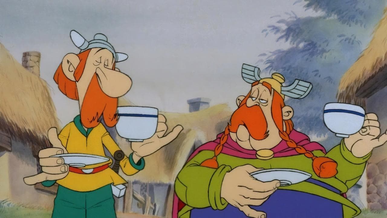 Asterix in Britain — backdrops 1