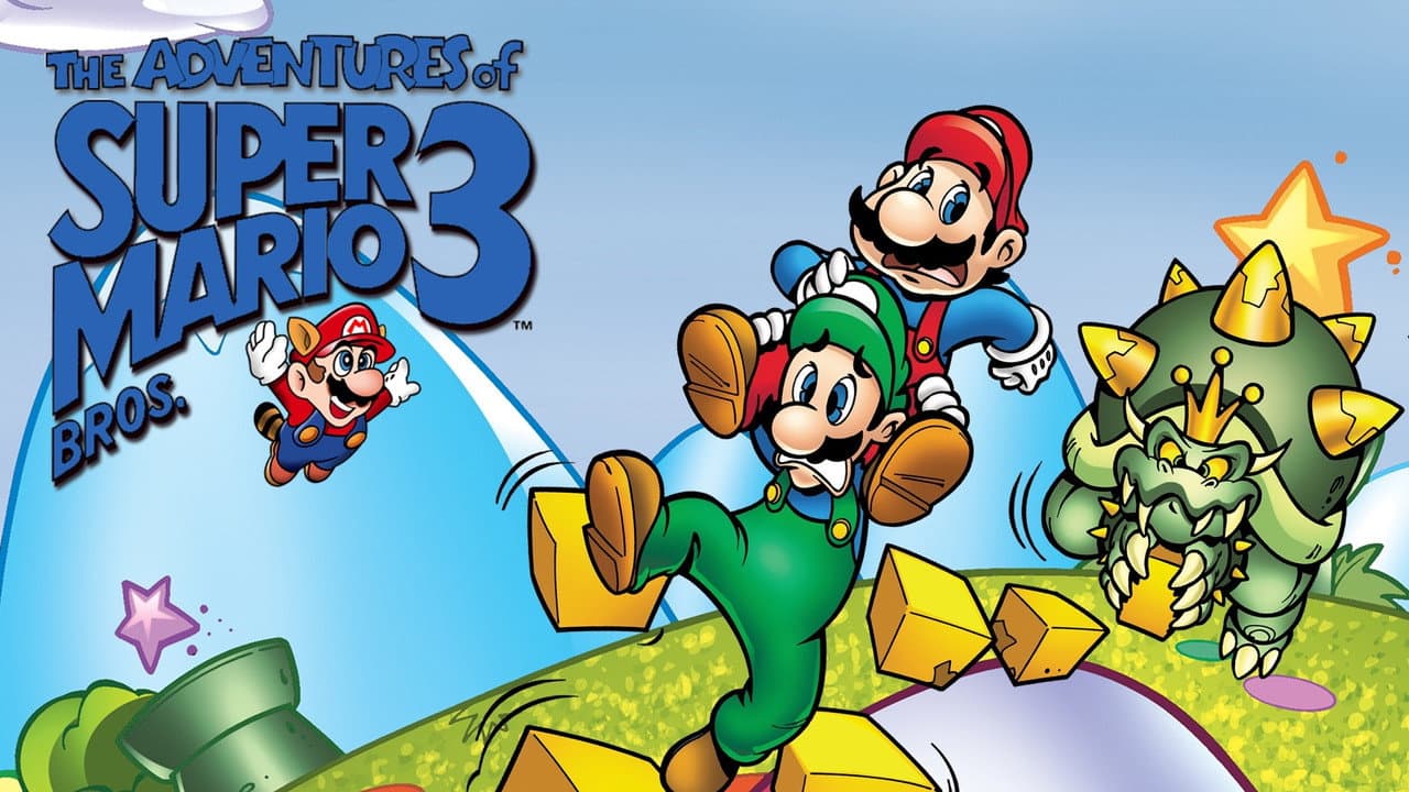 The Adventures of Super Mario Bros. 3 — backdrops with title 1