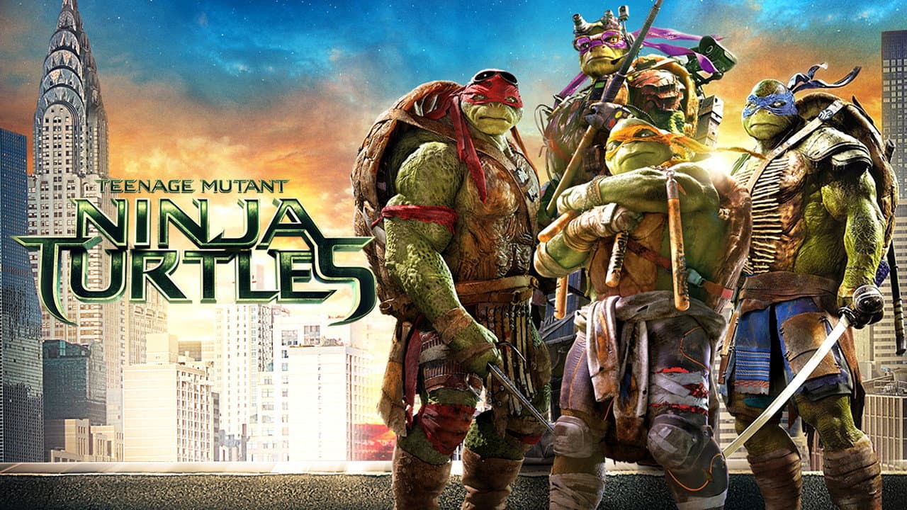 Teenage Mutant Ninja Turtles — backdrops with title 3