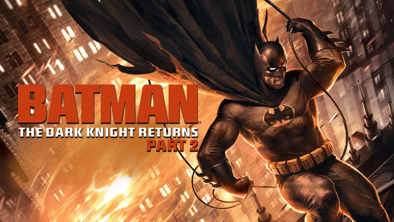 Batman: The Dark Knight Returns, Part 2 — backdrops with title 1