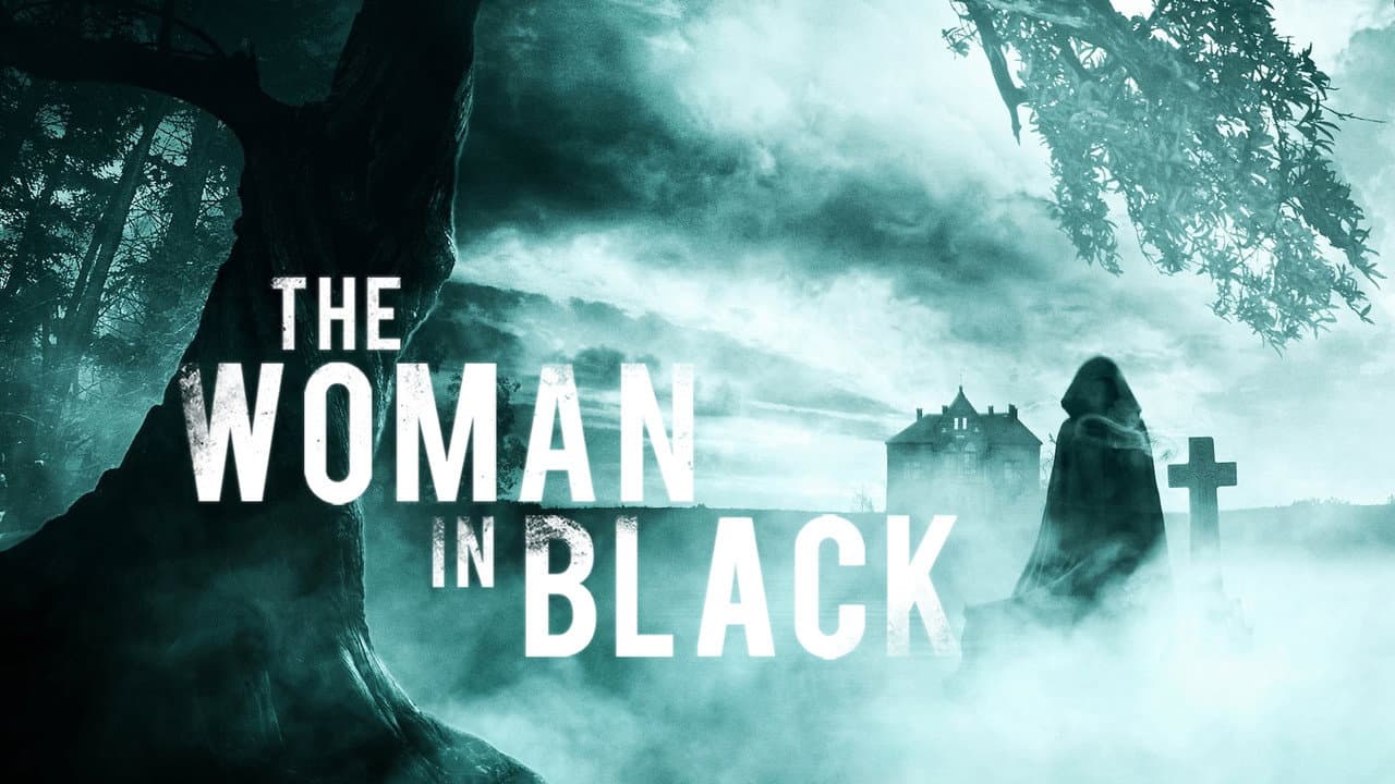 The Woman in Black — backdrops with title 2