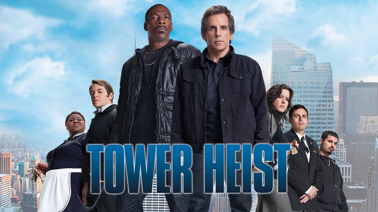 Tower Heist — backdrops with title 3