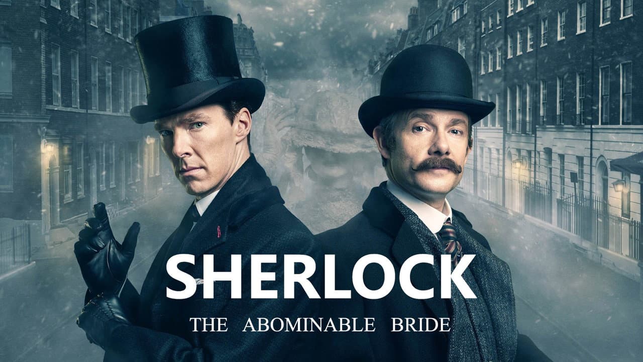 Sherlock: The Abominable Bride — backdrops with title 2