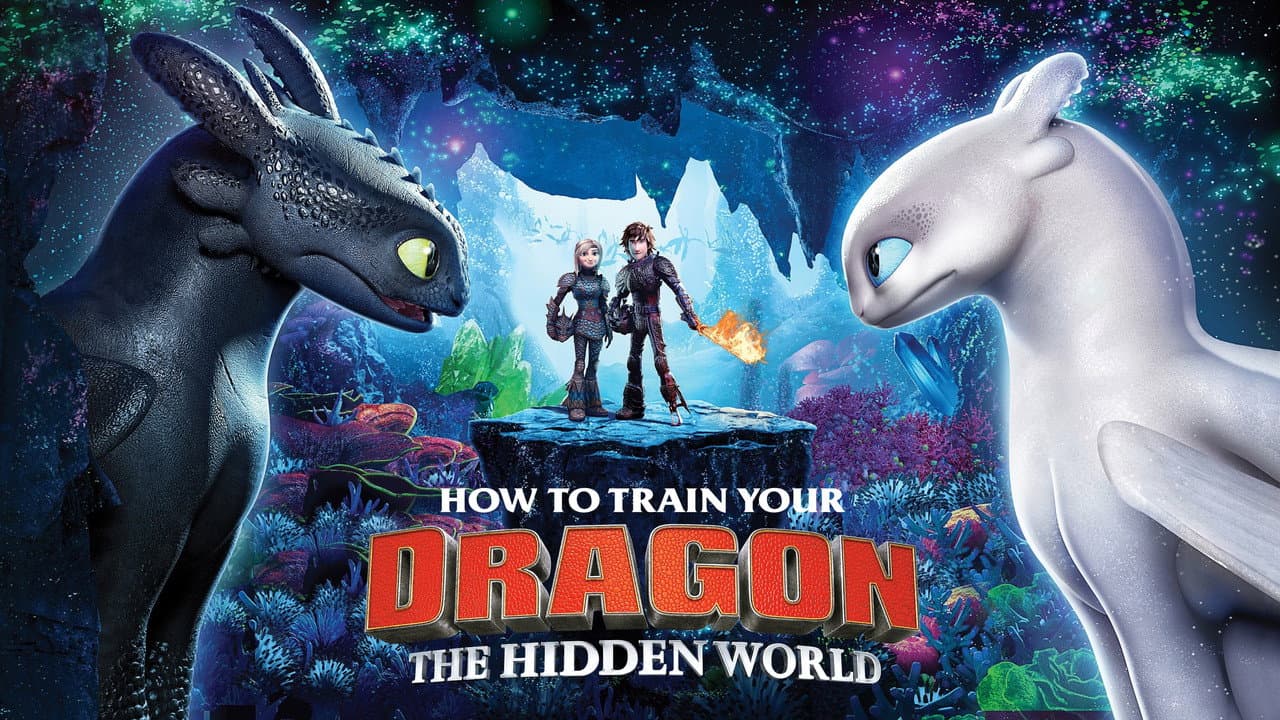 How to Train Your Dragon: The Hidden World — backdrops with title 6