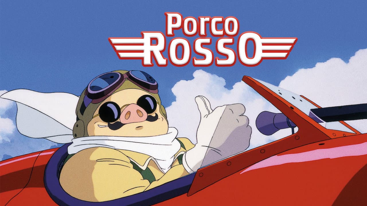 Porco Rosso — backdrops with title 1