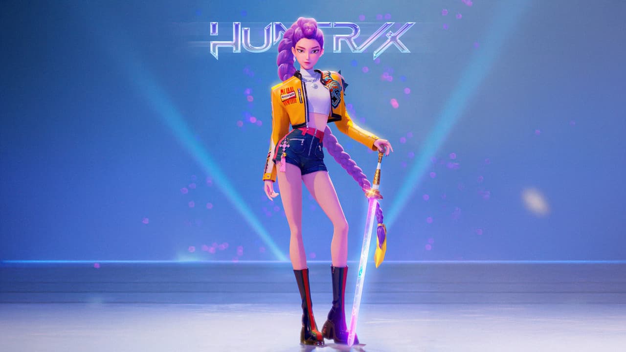 KPop Demon Hunters — backdrops with title 8