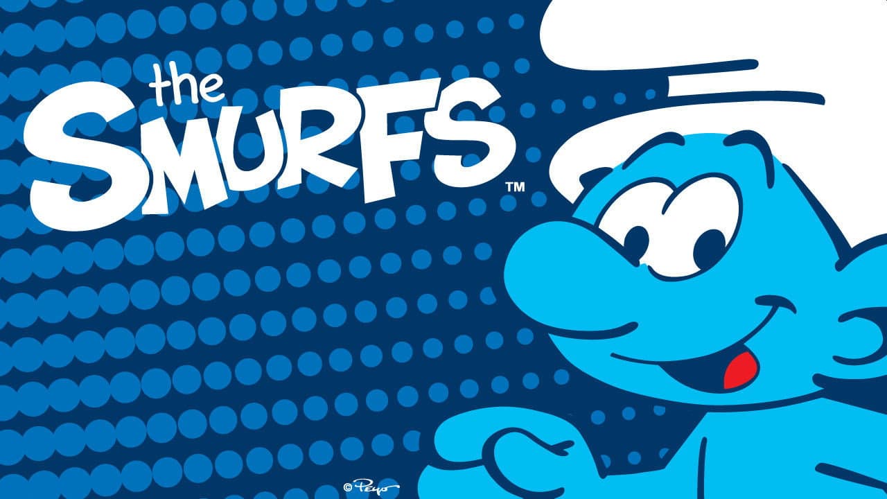 The Smurfs — backdrops with title 6