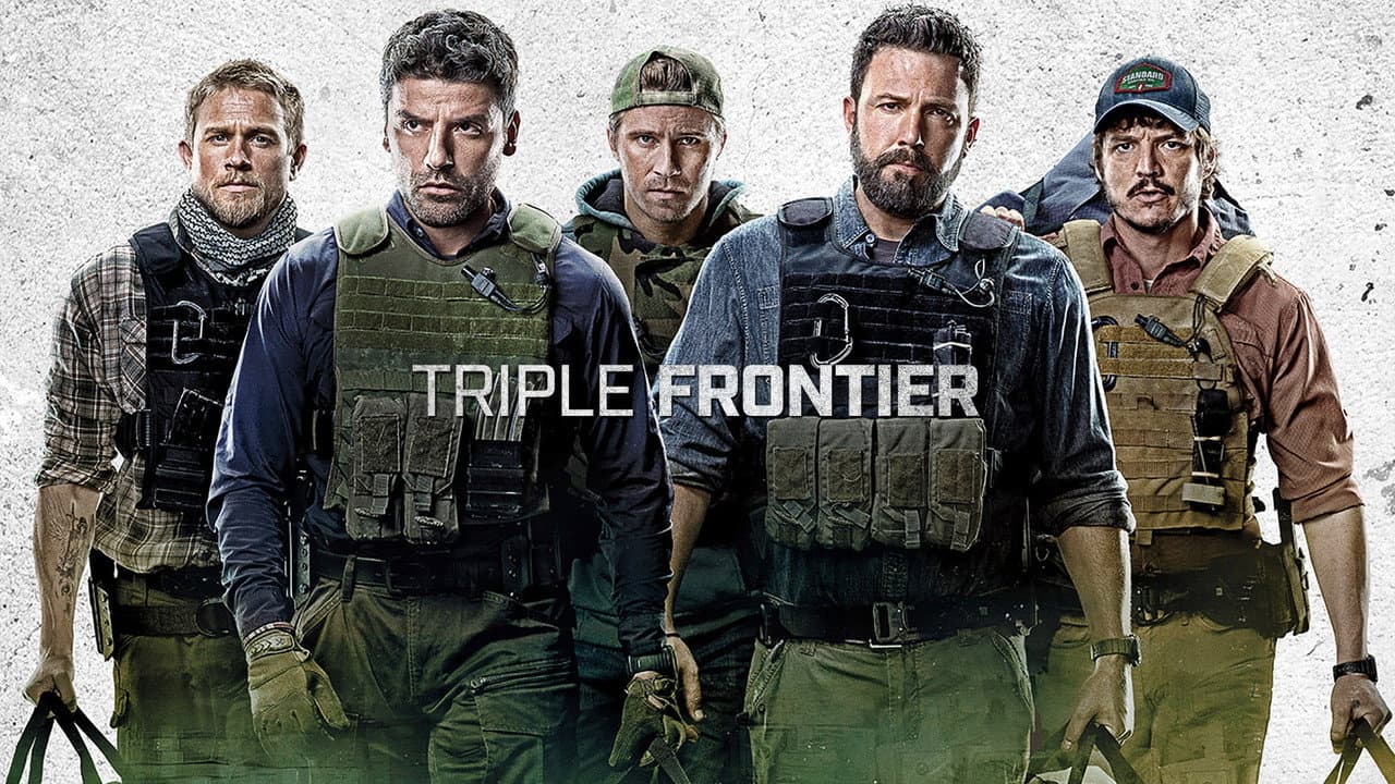 Triple Frontier — backdrops with title 1