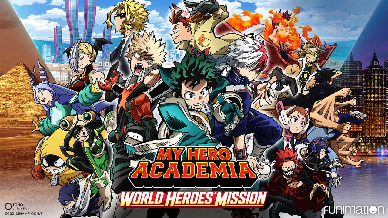 My Hero Academia: World Heroes' Mission — backdrops with title 1