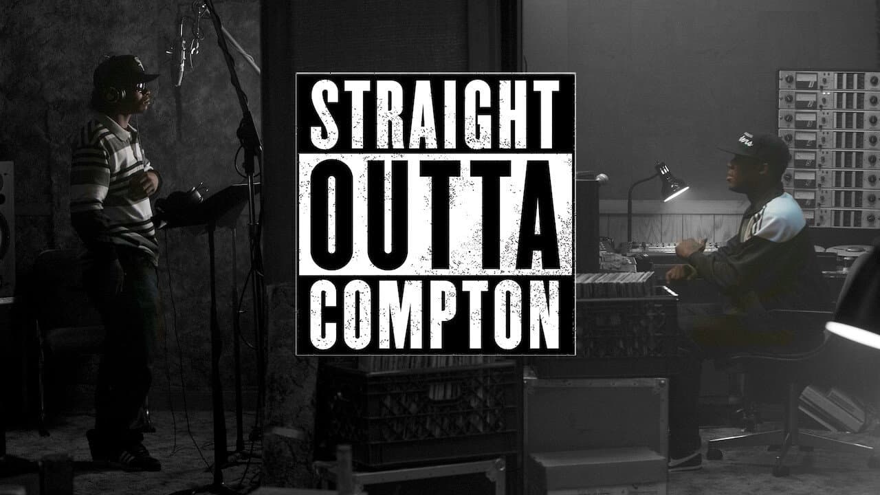 Straight Outta Compton — backdrops with title 8