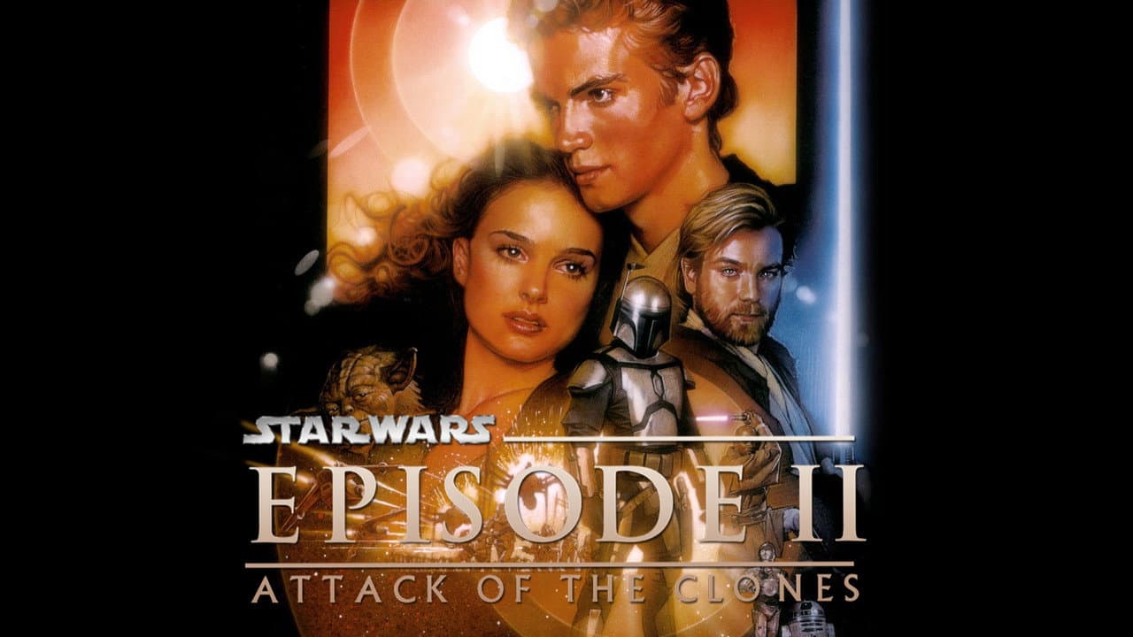 Star Wars: Episode II - Attack of the Clones — backdrops with title 8