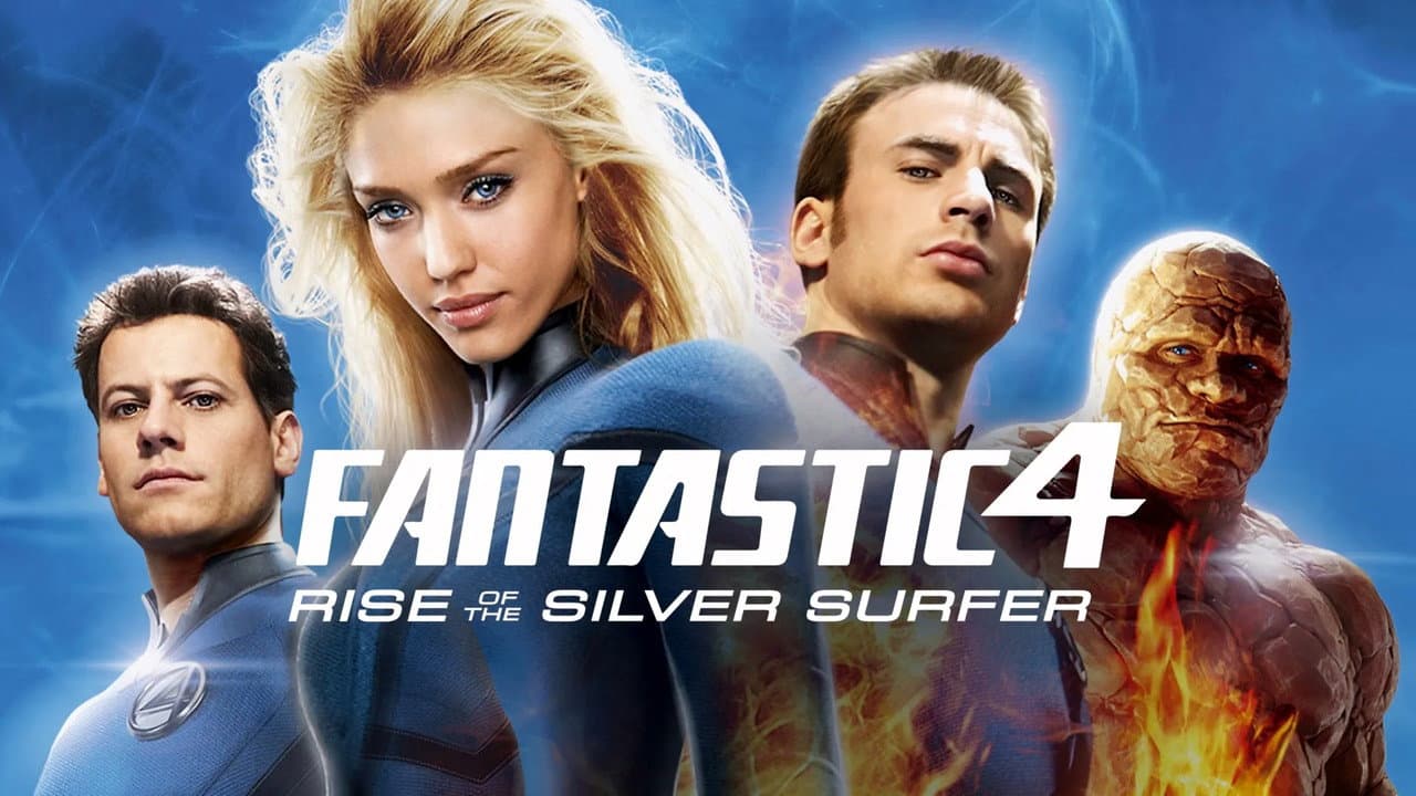 Fantastic Four: Rise of the Silver Surfer — backdrops with title 4