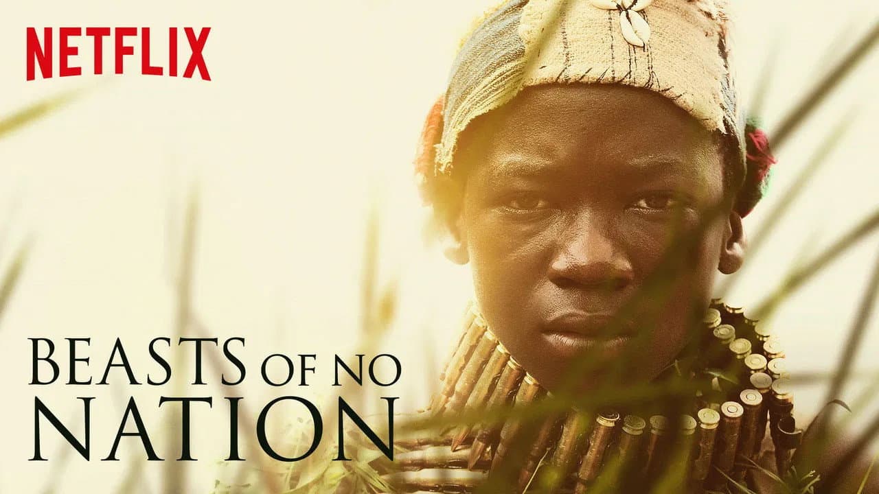 Beasts of No Nation — backdrops with title 2