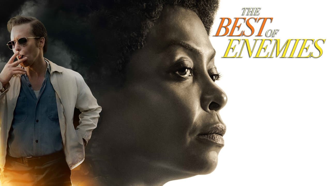 The Best of Enemies — backdrops with title 1